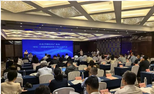 山東省棉（mián）紡織產業鏈一對標三對接融鏈固鏈專場交流活動在（zài）德州舉行