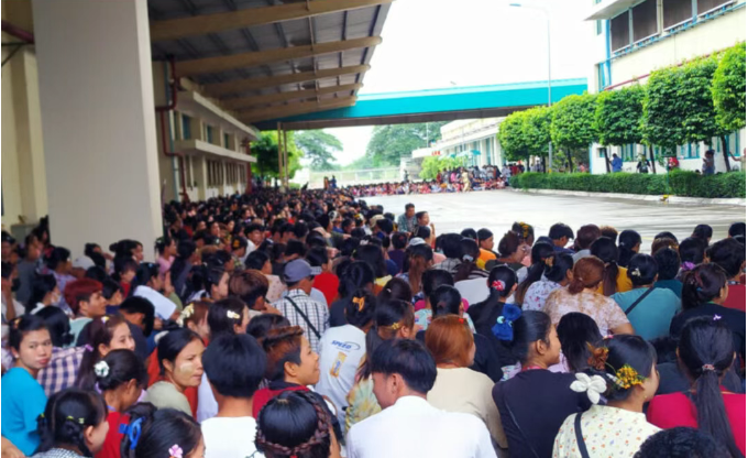 緬甸台資製鞋大廠（chǎng），超6000人罷工！7天仍沒達成協議