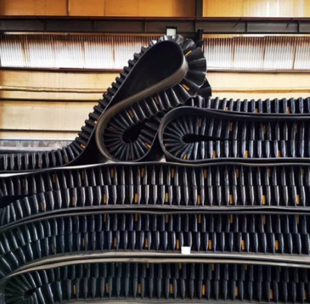 大傾（qīng）角（jiǎo）擋（dǎng）邊輸送帶的選型及運用事項